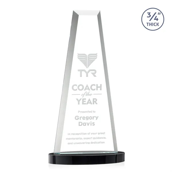 The elegant Imperial Award reflects a 0.75" thick Starfire Crystal tower... from ASI 84592 St Regis Group / St Regis