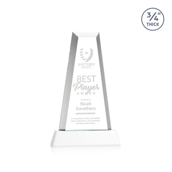 The elegant Imperial Award reflects a 0.75" thick Starfire Crystal tower... from ASI 84592 St Regis Group / St Regis