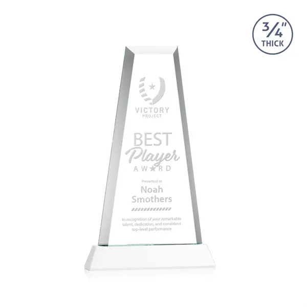 The elegant Imperial Award reflects a 0.75" thick Starfire Crystal tower... from ASI 84592 St Regis Group / St Regis