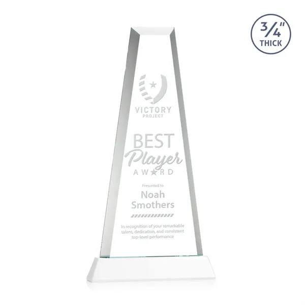 The elegant Imperial Award reflects a 0.75" thick Starfire Crystal tower... from ASI 84592 St Regis Group / St Regis