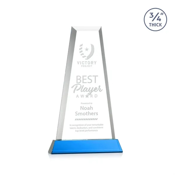 The elegant Imperial Award reflects a 0.75" thick Starfire Crystal tower... from ASI 84592 St Regis Group / St Regis