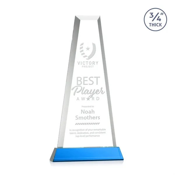 The elegant Imperial Award reflects a 0.75" thick Starfire Crystal tower... from ASI 84592 St Regis Group / St Regis