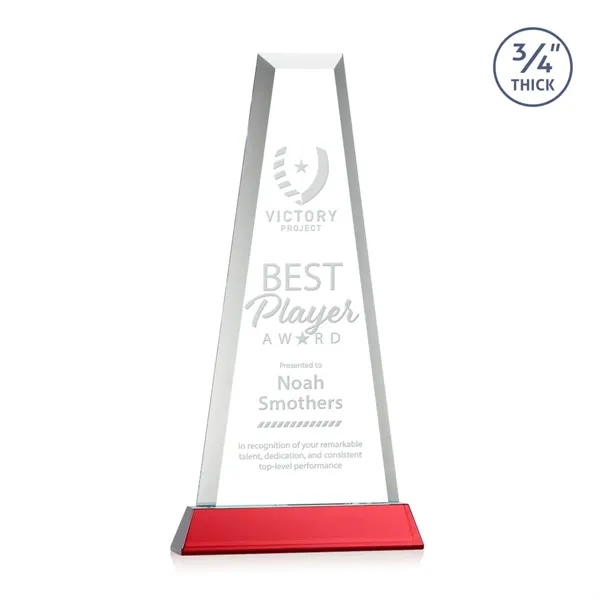 The elegant Imperial Award reflects a 0.75" thick Starfire Crystal tower... from ASI 84592 St Regis Group / St Regis