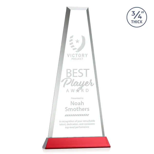 The elegant Imperial Award reflects a 0.75" thick Starfire Crystal tower... from ASI 84592 St Regis Group / St Regis