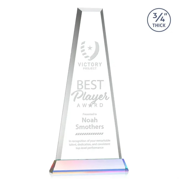 The elegant Imperial Award reflects a 0.75" thick Starfire Crystal tower... from ASI 84592 St Regis Group / St Regis