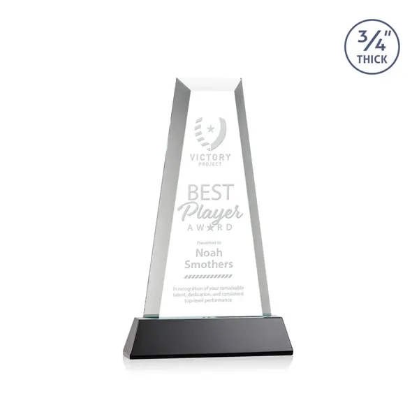 The elegant Imperial Award reflects a 0.75" thick Starfire Crystal tower... from ASI 84592 St Regis Group / St Regis