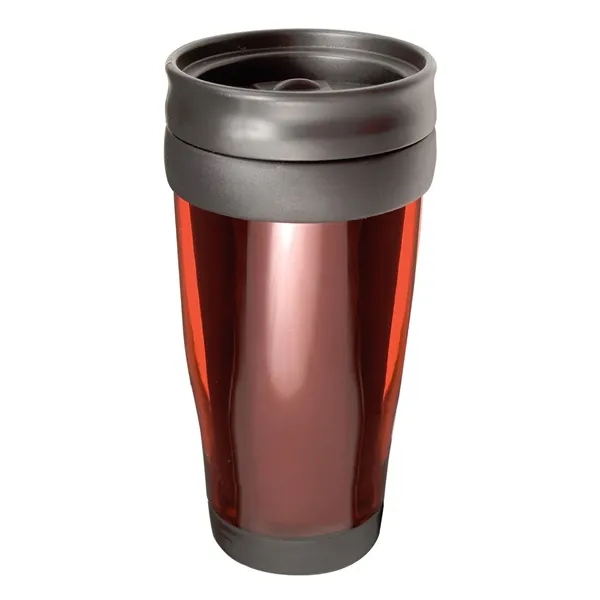 15 oz. travel tumbler with translucent body, twist-on lid, plastic lining... from ASI 68507 The Magnet Group / Perfect Line