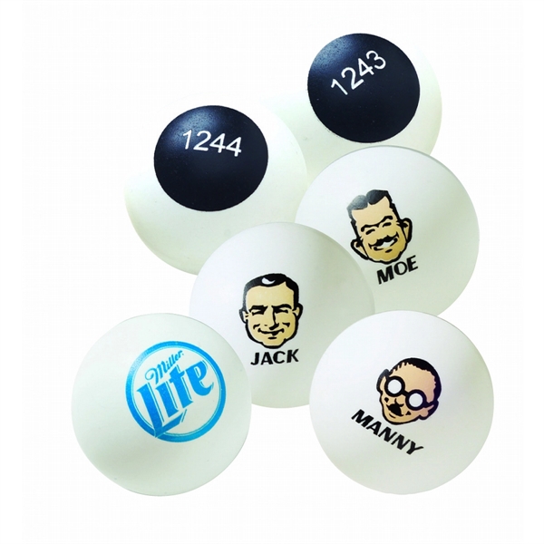 40mm ping pong ball in assorted colors.... from ASI 63549 Jornik Manufacturing Corp / Jornik