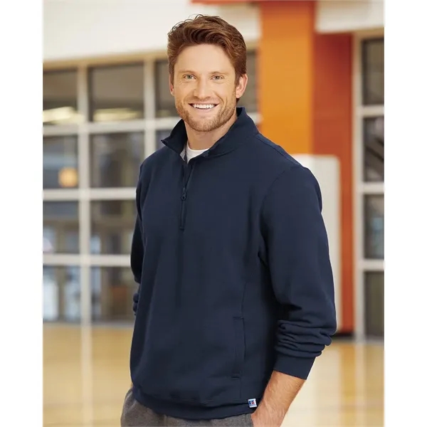 Dri Power® Quarter-Zip Cadet Collar Sweatshirt... from ASI 84358 S&S Activewear