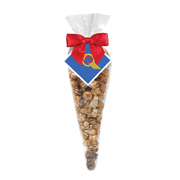 3.25"W  x 16"H  cone bag filled with 5.5 oz.... from ASI 71685 Midnite Snax®