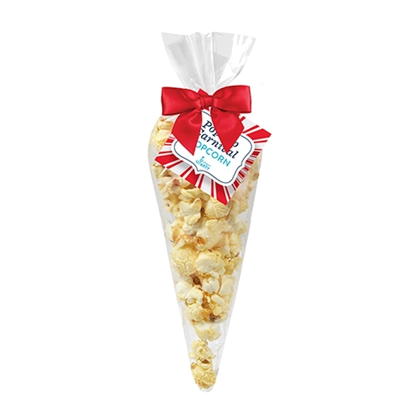 2.5"W  x 11"H  cone bag filled with 0.5 oz.... from ASI 71685 Midnite Snax®