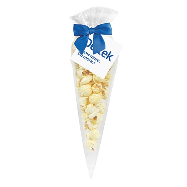 2.5"W  x 11"H  cone bag filled with 0.7 oz.... from ASI 71685 Midnite Snax®