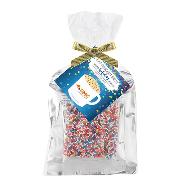 Mug cake mug stuffer. Item size: 4"W x 7.5"H. Cooking directions... from ASI 71685 Midnite Snax®