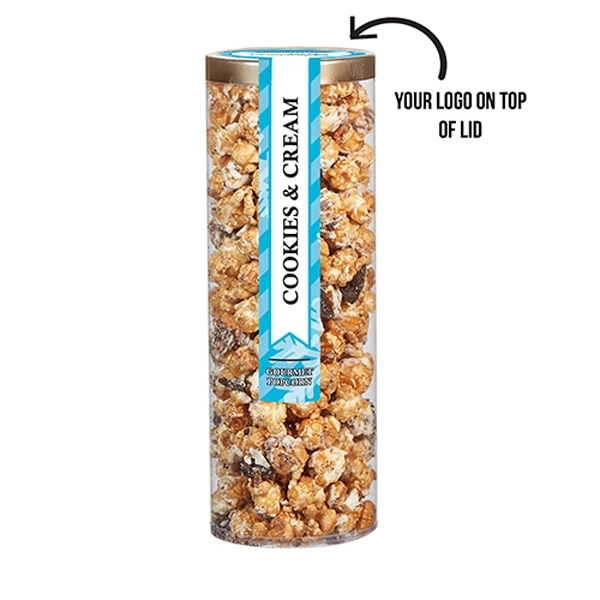 Executive Popcorn Tube. Item Size: 3.5" Diameter x 10" H.... from ASI 71685 Midnite Snax®
