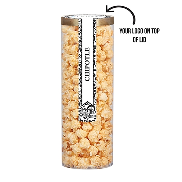 Executive Popcorn Tube. Item Size: 3.5" Diameter x 10" H.... from ASI 71685 Midnite Snax®