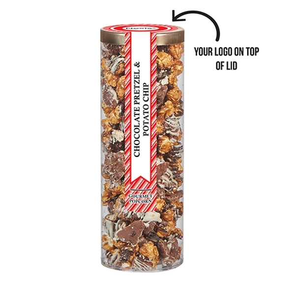 Executive Popcorn Tube. Item Size: 3.5" Diameter x 10" H.... from ASI 71685 Midnite Snax®