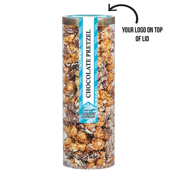 Executive Popcorn Tube. Item Size: 3.5" Diameter x 10" H.... from ASI 71685 Midnite Snax®