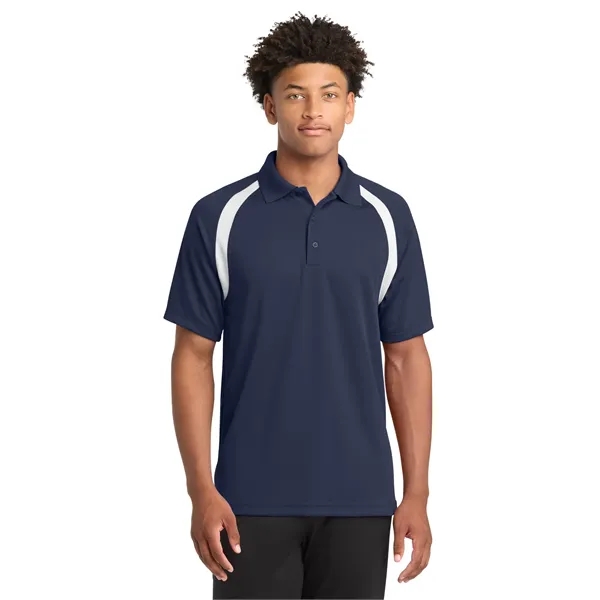 Sport-Tek Dry Zone Colorblock Raglan Polo.... from ASI 84863 SanMar