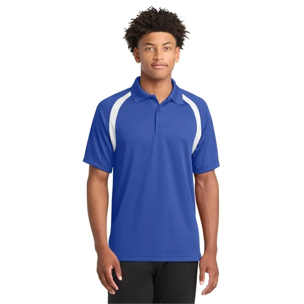 Sport-Tek Dry Zone Colorblock Raglan Polo.... from ASI 84863 SanMar