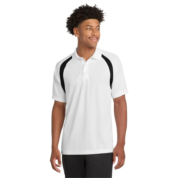 Sport-Tek Dry Zone Colorblock Raglan Polo.... from ASI 84863 SanMar