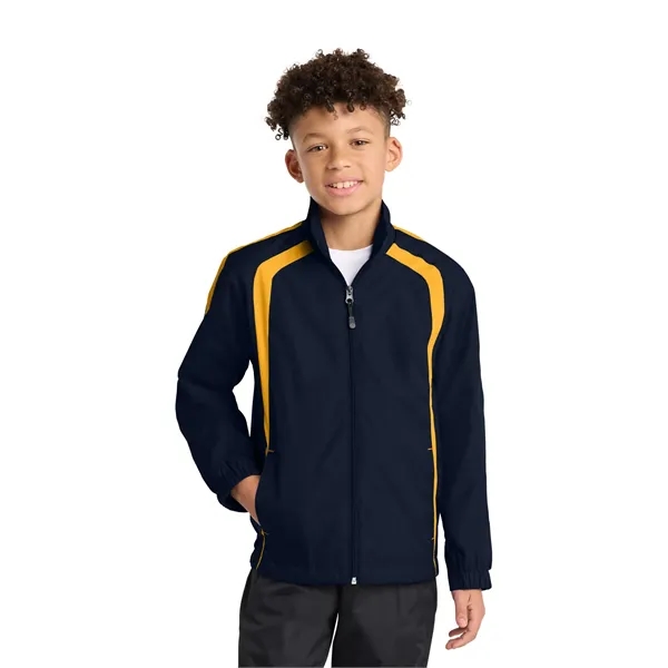 Sport-Tek Youth Colorblock Raglan Jacket.... from ASI 84863 SanMar