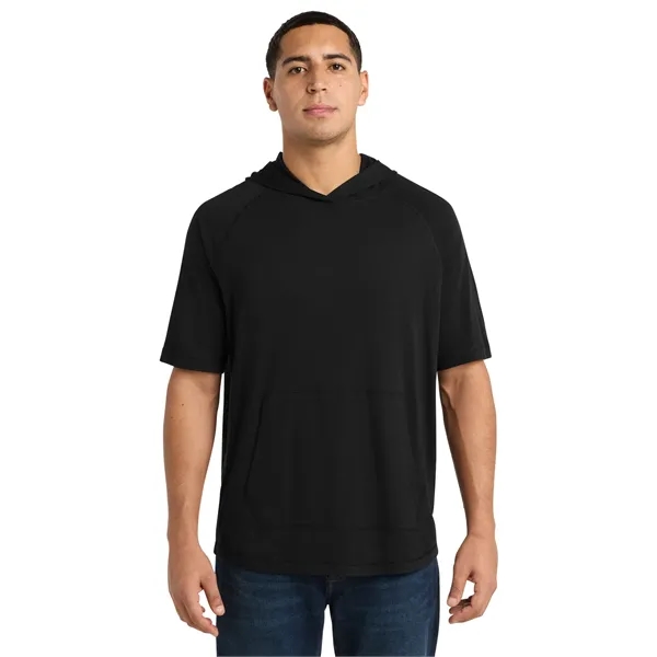 Sport-Tek PosiCharge Tri-Blend Wicking Short Sleeve Hoodie.... from ASI 84863 SanMar