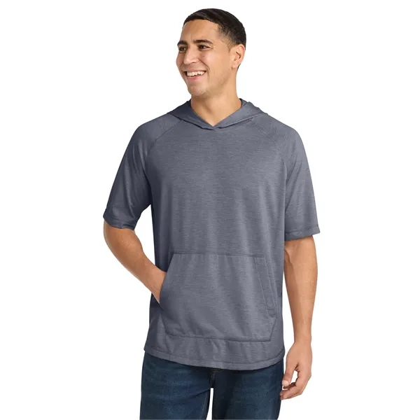 Sport-Tek PosiCharge Tri-Blend Wicking Short Sleeve Hoodie.... from ASI 84863 SanMar