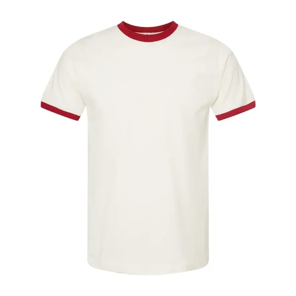 Tultex Unisex Fine Jersey Ringer T-Shirt... from ASI 84358 S&S Activewear