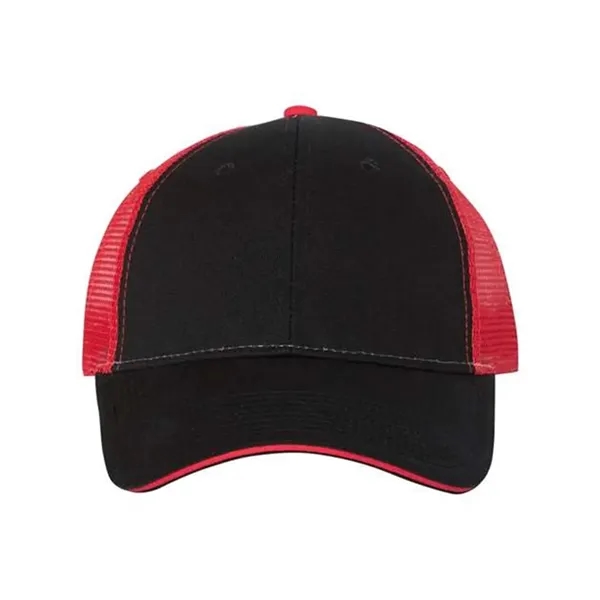 Structured six-panel trucker cap, blank.... from ASI 84358 S&S Activewear