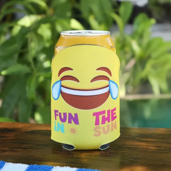 Round Top Can Can Cooler boldly displays your message with a... from ASI 61966 HPG / Best Promotions USA