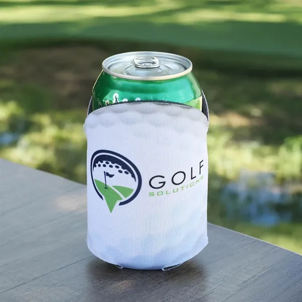 Round Top Can Can Cooler boldly displays your message with a... from ASI 61966 HPG / Best Promotions USA