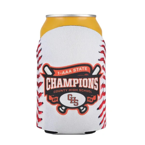 Round Top Can Can Cooler boldly displays your message with a... from ASI 61966 HPG / Best Promotions USA