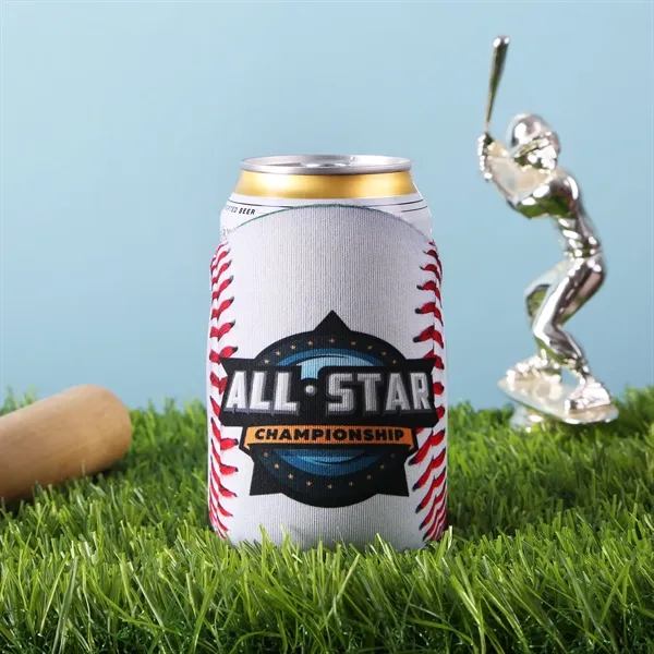 Round Top Can Can Cooler boldly displays your message with a... from ASI 61966 HPG / Best Promotions USA