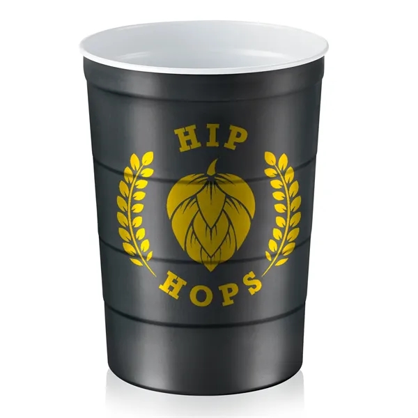 Eco-friendly, stainless steel reusable cups for sustainable gatherings.... from ASI 61966 HPG / Best Promotions USA