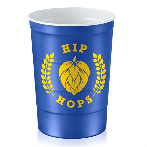 Eco-friendly, stainless steel reusable cups for sustainable gatherings.... from ASI 61966 HPG / Best Promotions USA