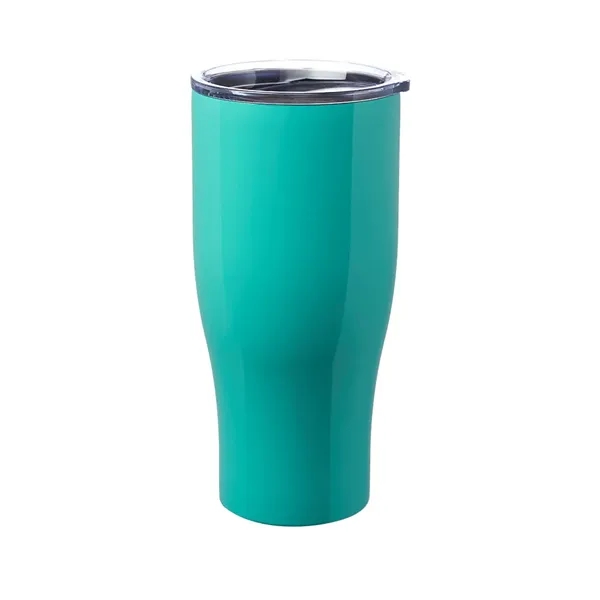 27 oz. stainless steel grip travel mug with spill prevention slide... from ASI 39552 BEL Promo