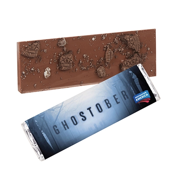 Belgian Chocolate Bar (2.25 oz.). Item size: 6"L x 1.75"W x... from ASI 71685 Midnite Snax®