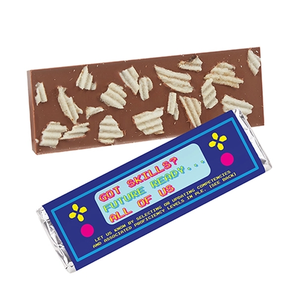 Belgian Chocolate Bar (2.25 oz.). Item size: 6"L x 1.75"W x... from ASI 71685 Midnite Snax®