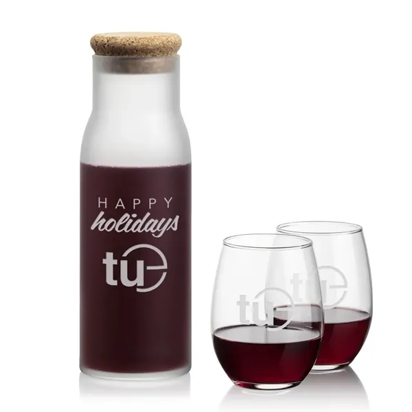 Yarmouth Carafe & Stanford Stemless Wine... from ASI 84592 St Regis Group