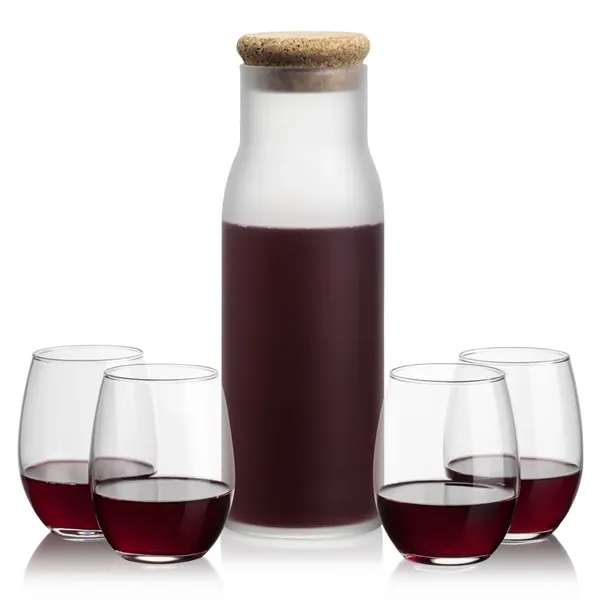 Yarmouth Carafe & Stanford Stemless Wine... from ASI 84592 St Regis Group