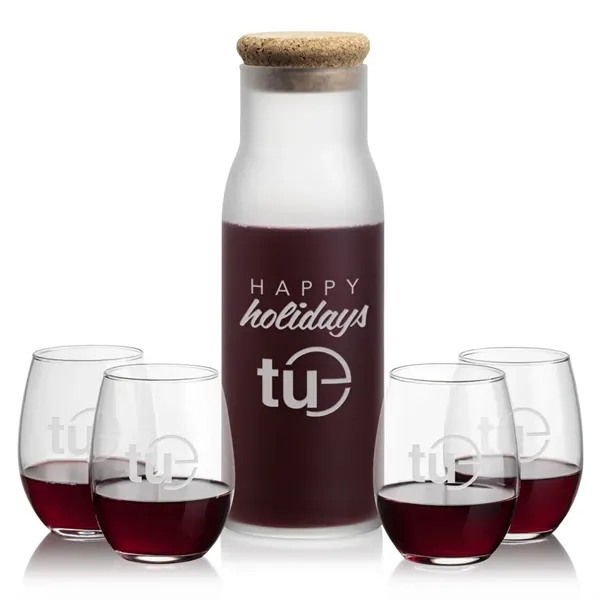 Yarmouth Carafe & Stanford Stemless Wine... from ASI 84592 St Regis Group