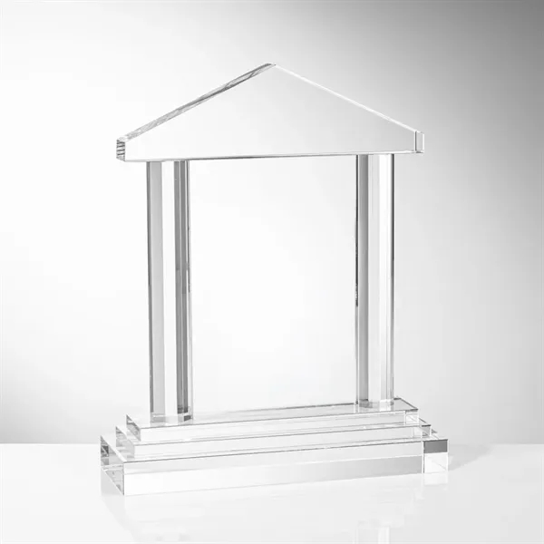 Optical crystal Greek house shape award.... from ASI 84592 St Regis Group / St Regis