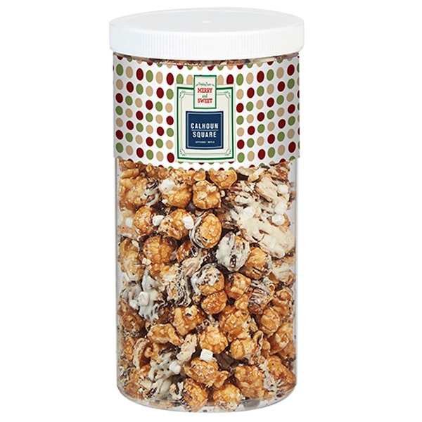 Popcorn tub filled with S'mores flavored popcorn.... from ASI 71685 Midnite Snax®