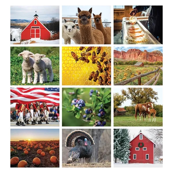 13 month staple bound wall calendar that brings The Old Farmer's... from ASI 61966 HPG / Beacon Promotions HPG Gold