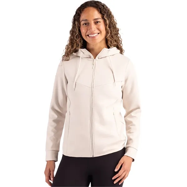 Clique Haven Recycled Womens Full Zip Hooded Sweatshirt... from ASI 47965 Cutter & Buck