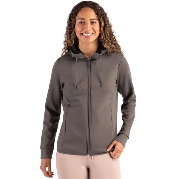 Clique Haven Recycled Womens Full Zip Hooded Sweatshirt... from ASI 47965 Cutter & Buck