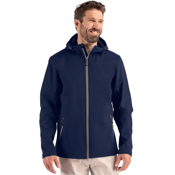 Clique Tempo Recycled Stretch Softshell Mens Hooded Jacket... from ASI 47965 Cutter & Buck