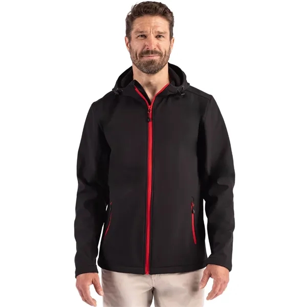Clique Tempo Recycled Stretch Softshell Mens Hooded Jacket... from ASI 47965 Cutter & Buck