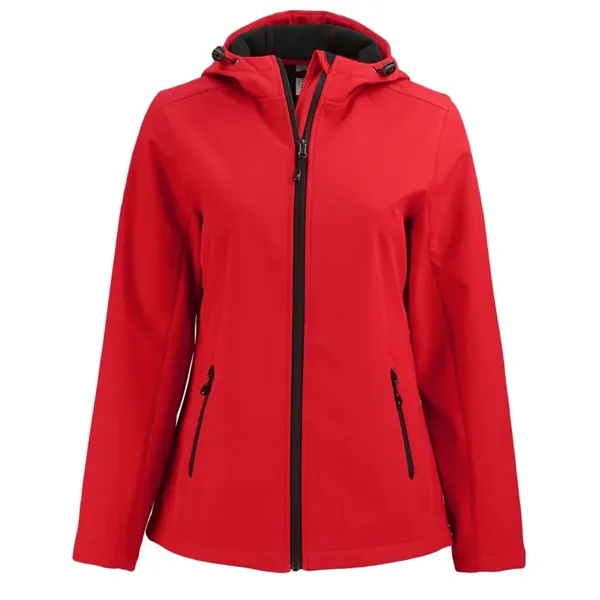 Clique Tempo Recycled Stretch Softshell Womens Hooded Jacket... from ASI 47965 Cutter & Buck