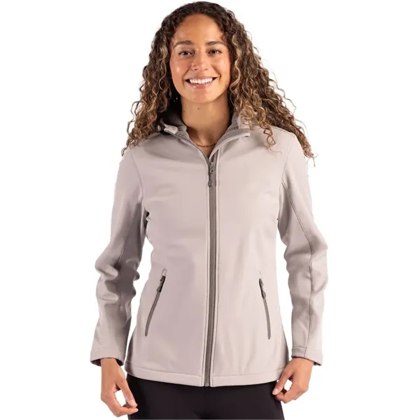 Clique Tempo Recycled Stretch Softshell Womens Hooded Jacket... from ASI 47965 Cutter & Buck